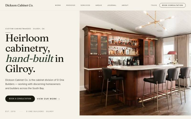 dicksoncabinetco.com homepage