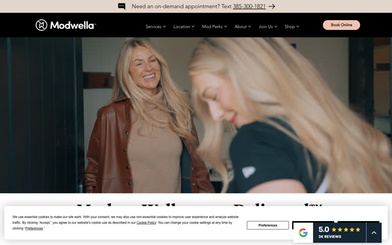 modwella.com homepage